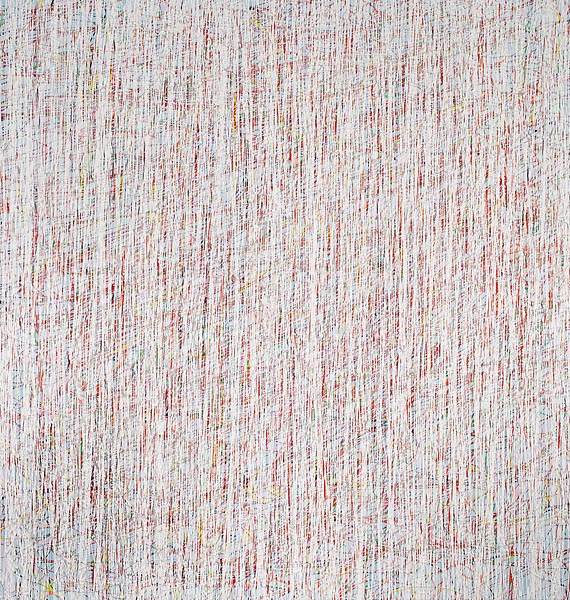 Susanne Lyner, 2015_02_Serie_Irrlicht, 100 x 95 cm, Acryl auf Baumwolle